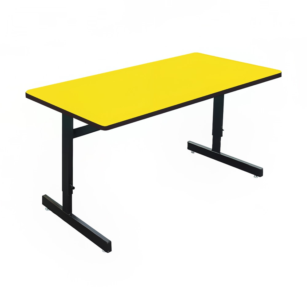 228-CSA244838 Desk Height Work Station, 1 1/4" Top, Adjust to 29", 48" x 24",...
