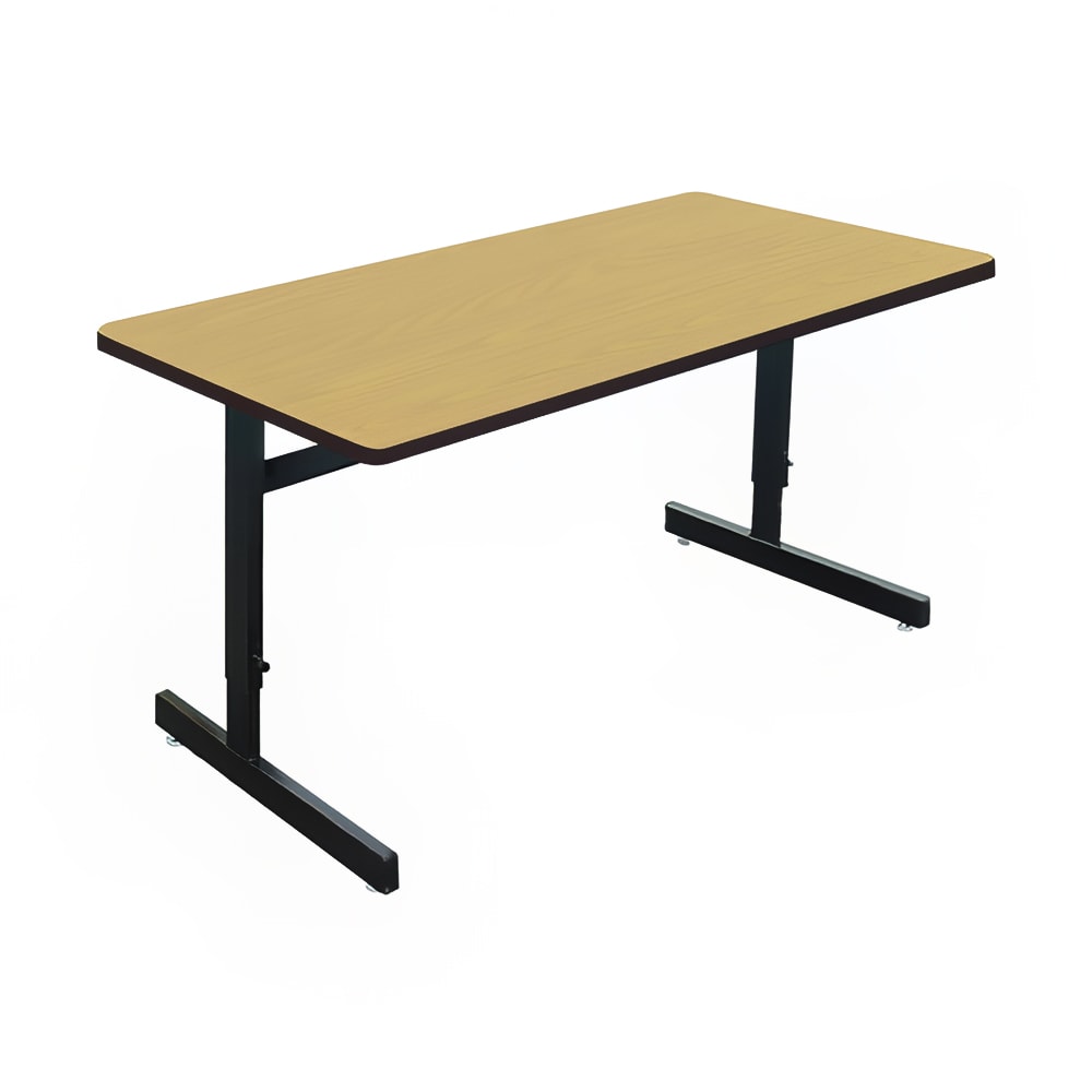 228-CSA304816 Desk Height Work Station, 1 1/4" Top, Adjust to 29", 48" x 30",...