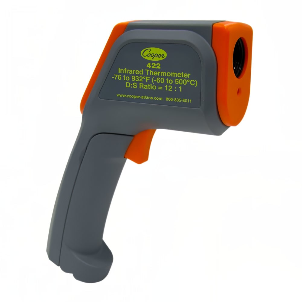 255-42208 Gun Style Infrared Thermometer w/ Range Laser and -76 To 932 F Temperature Range