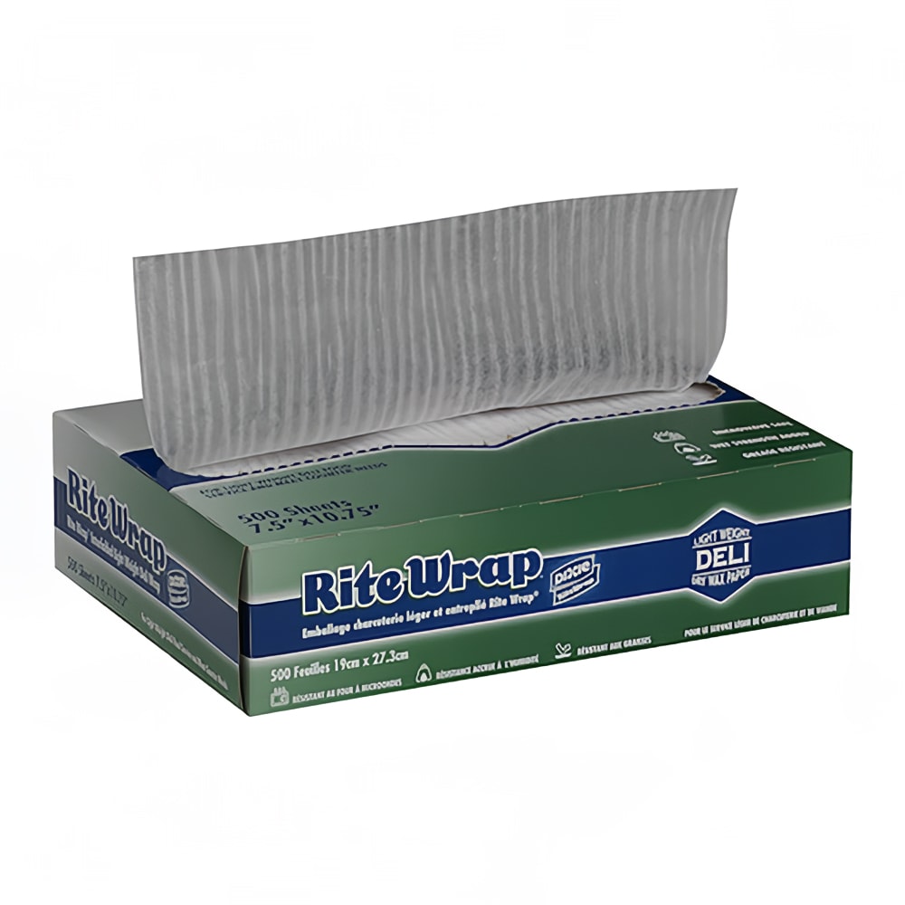 936-633975 Rite-Wrap® Deli Paper - 10 3/4" x 7 1/2", Dry Wax