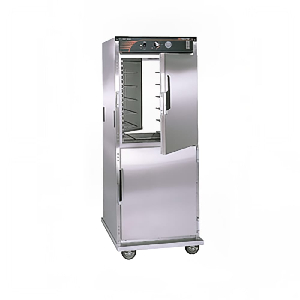 546-H137PSUA12D Full Height Insulated Mobile Heated Cabinet w/ (12) Pan Capacity, 120v