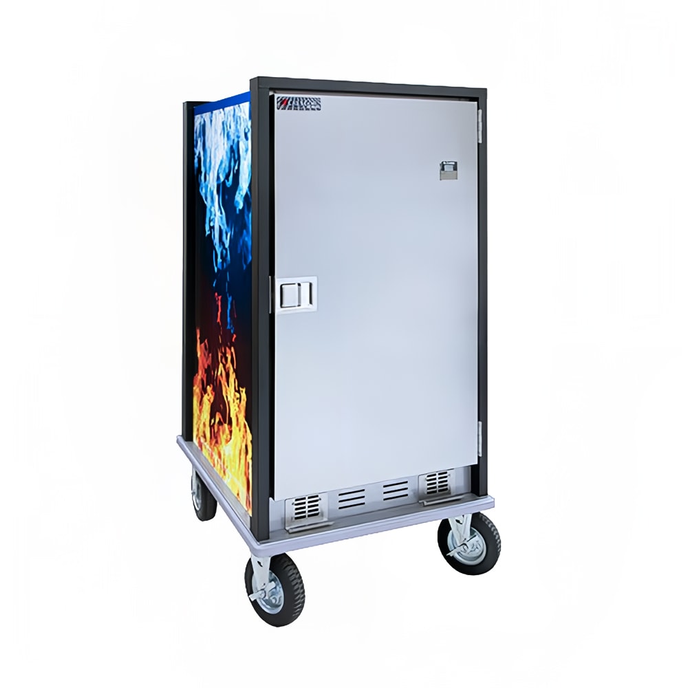 546-HC2UA11 3/4 Height Insulated Mobile Heated Cabinet w/ (11) Pan Capacity, Canned Fuel