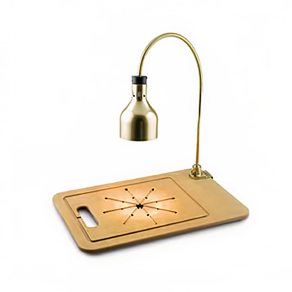 546-IFW61WFPN Star Series Countertop Carving Station w/ 1 Lamp & Cutting Board, Nickel Hood