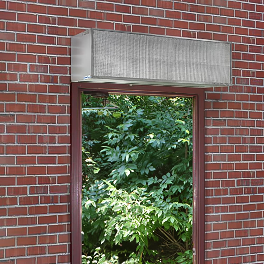 583-ECFD481 Save-T Air Curtain for Commercial Front Door, Aluminized Housing, 48 x 120"