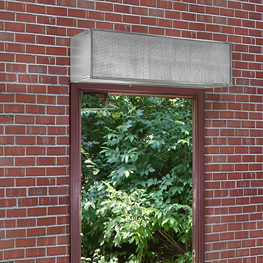 583-ECFD722 Save-T Air Curtain for Commercial Front Door, Aluminized Housing, 72 x 120"