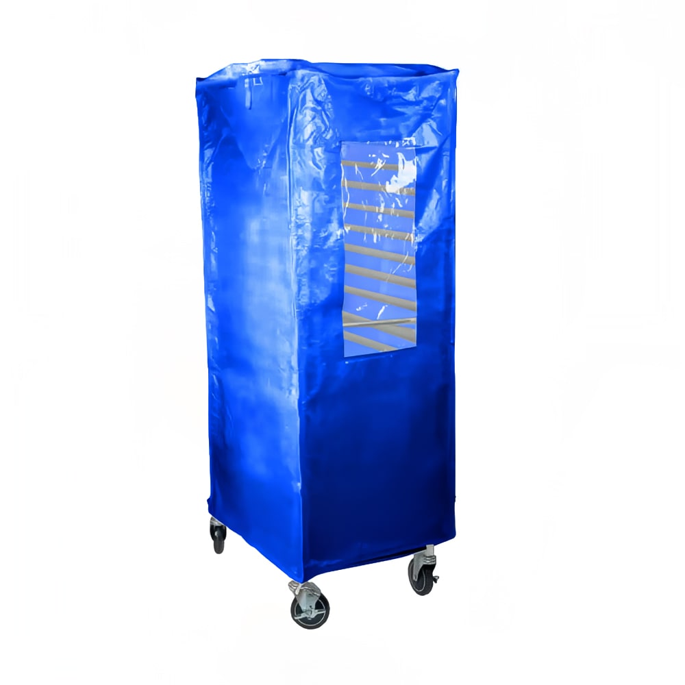 583-SUPRO14BL Rack Cover w/ Clear PVC Window, Blue