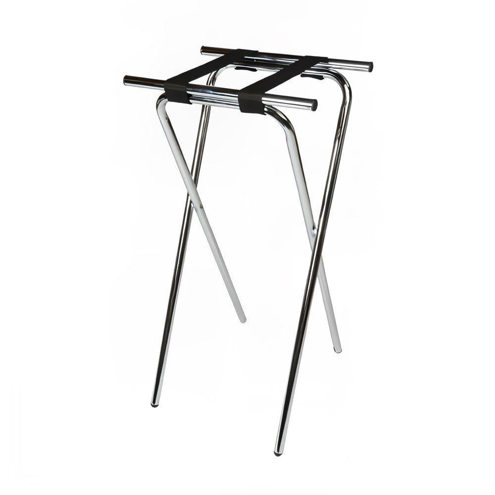 202-1036 36" Extra Tall Tray Stand, Chrome Tubular Frame
