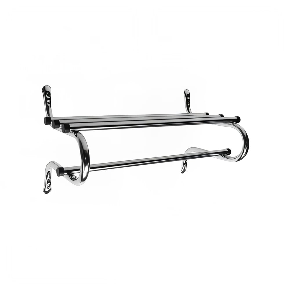202-TMK60 60" Wall Mount Coat Rack, Zinc-Plated
