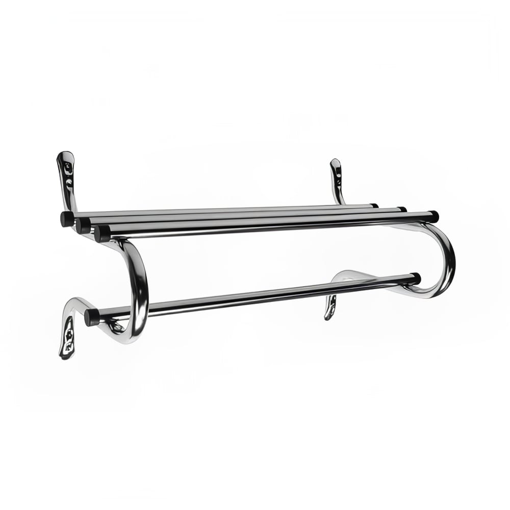 202-TMK24 24" Wall Mount Coat Rack, Zinc-Plated 