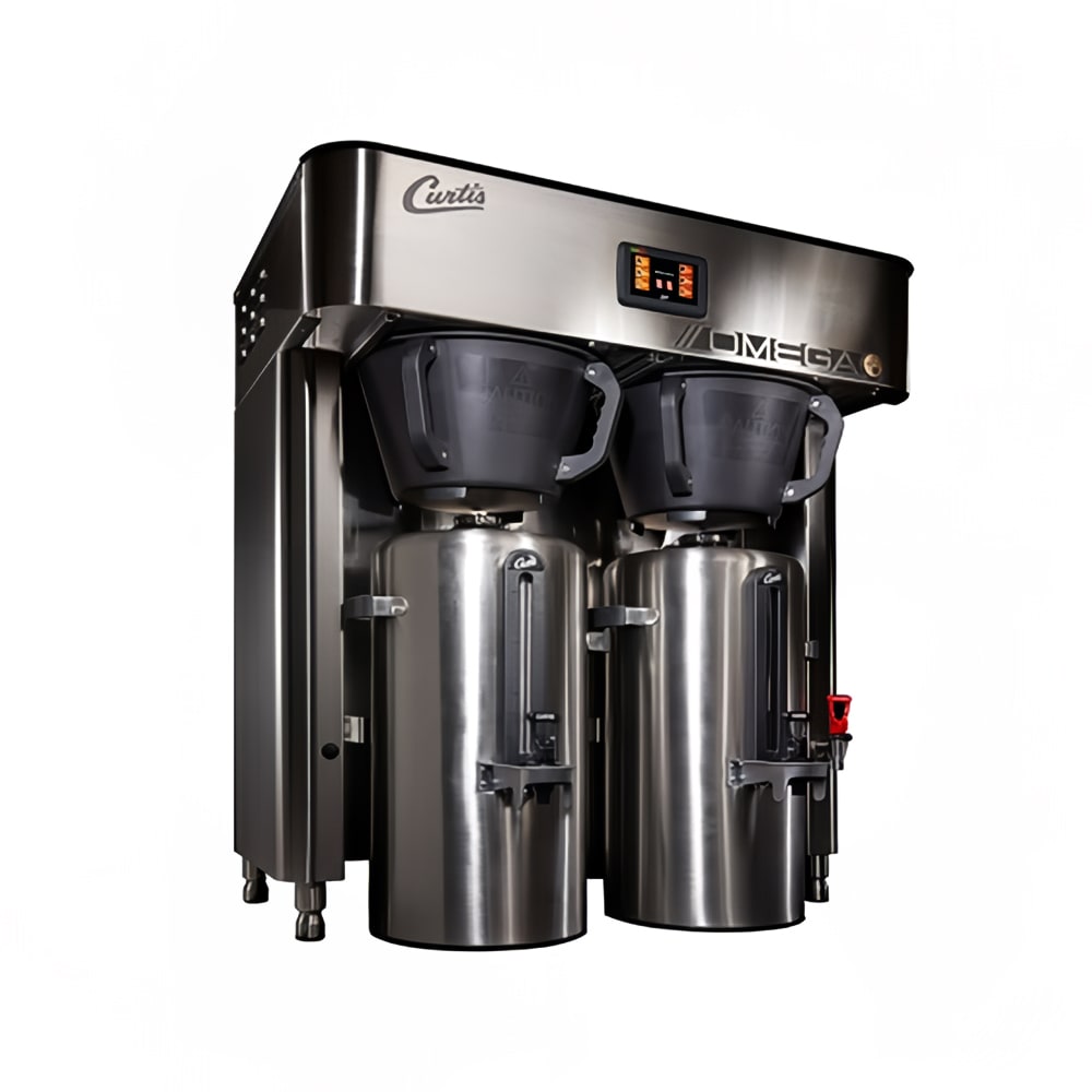Curtis OMGT 3 Gal Twin Coffee Urn Brewer W Dispenser 208v 3ph 965 Omgt 2