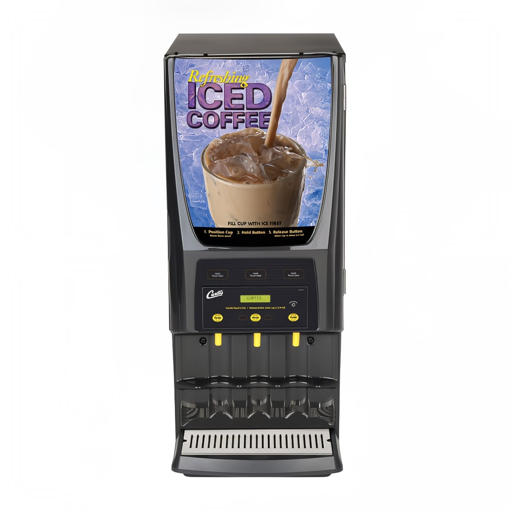 965-PCGT3900 Iced Coffee Machine w/ (1) 5 lb & (2) 10 lb Hoppers & (3) Dispensers, 120v