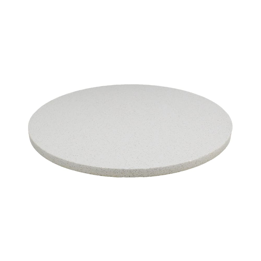 628-Q40354RD 54" Round Quartz Table Top - Indoor/Outdoor, Snow White