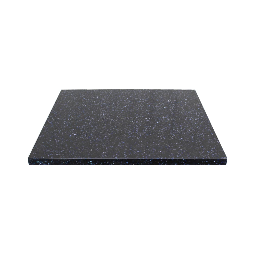 628-Q40930X30 30" Square Quartz Table Top - Indoor/Outdoor, Blue Galaxy