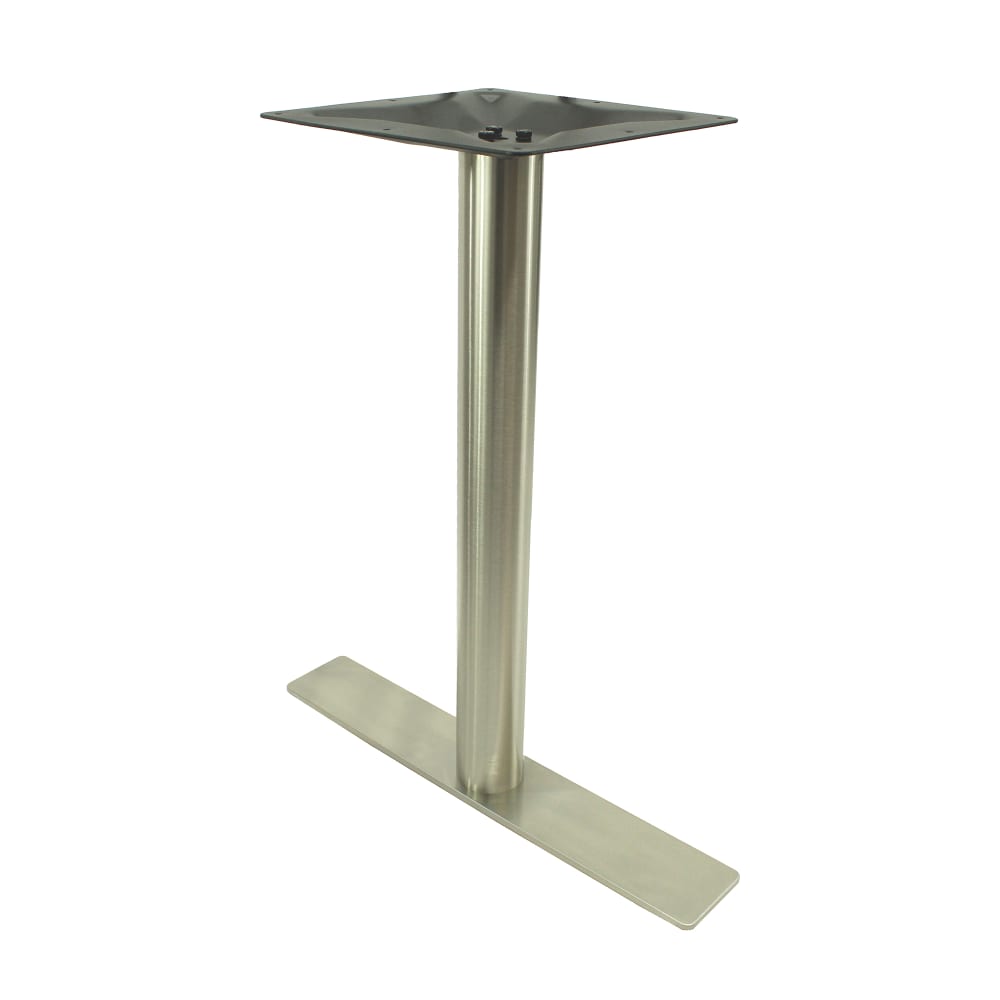 628-SS100522H 40 3/4" Bar Height Table Base - Indoor/Outdoor, Stainless Steel