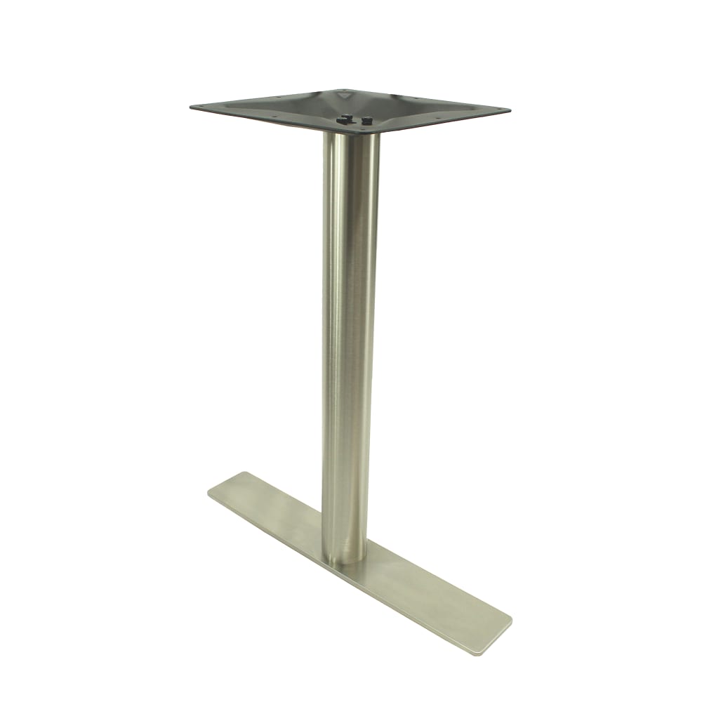 628-SS100522J 28 3/4" Dining Height Table Base - Indoor/Outdoor, Stainless Steel