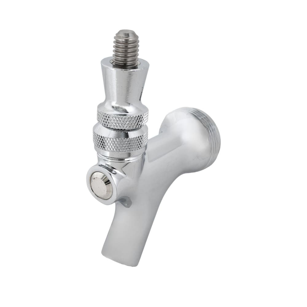 Micro Matic 4933 Beer Faucet w/ Stainless Steel Lever - Chrome Plated