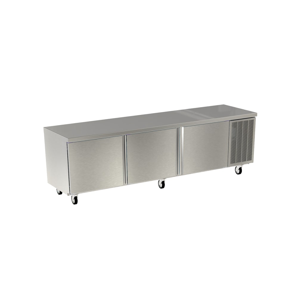 032-186114BUCMP 114" Worktop Refrigerator w/ (3) Sections, 115v