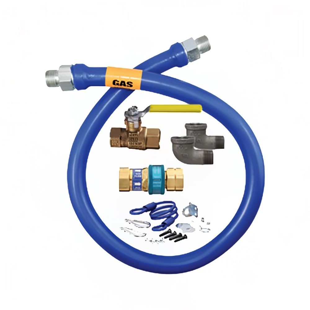 187-16125KIT48 48" Gas Connector Kit w/ 1 1/4" Male/Male Couplings