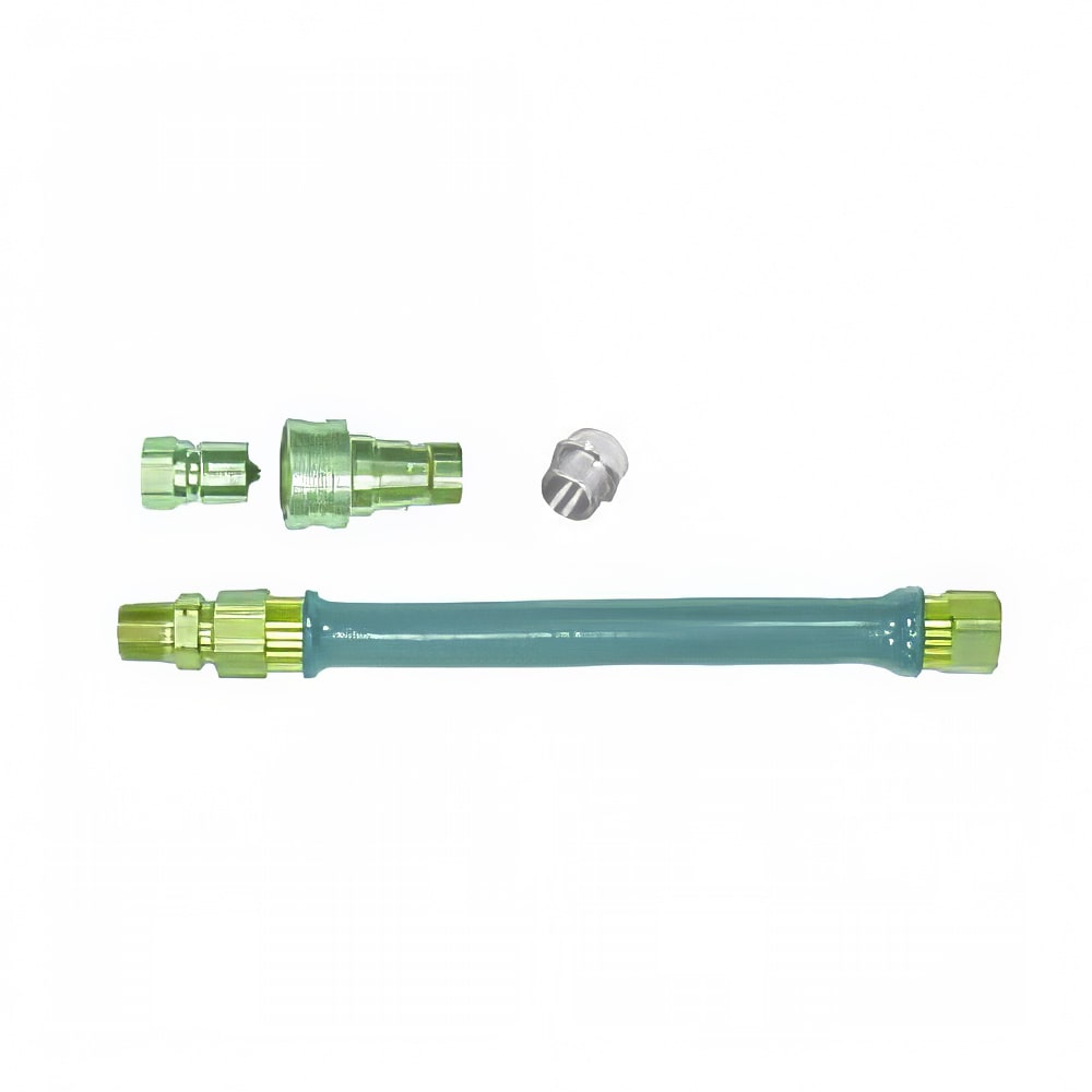 187-CMB37BP2Q48 48" Combi Oven Connector Hose w/ Garden Hose Adapter & Quick Disconnect