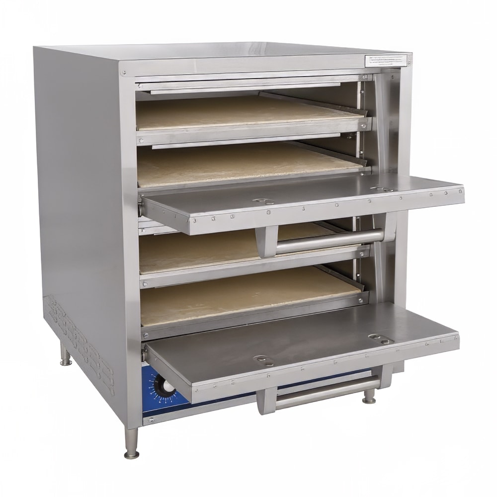 455-P44BL2081 HearthBake Countertop Quadruple Multi-Purpose Deck Oven - 208v