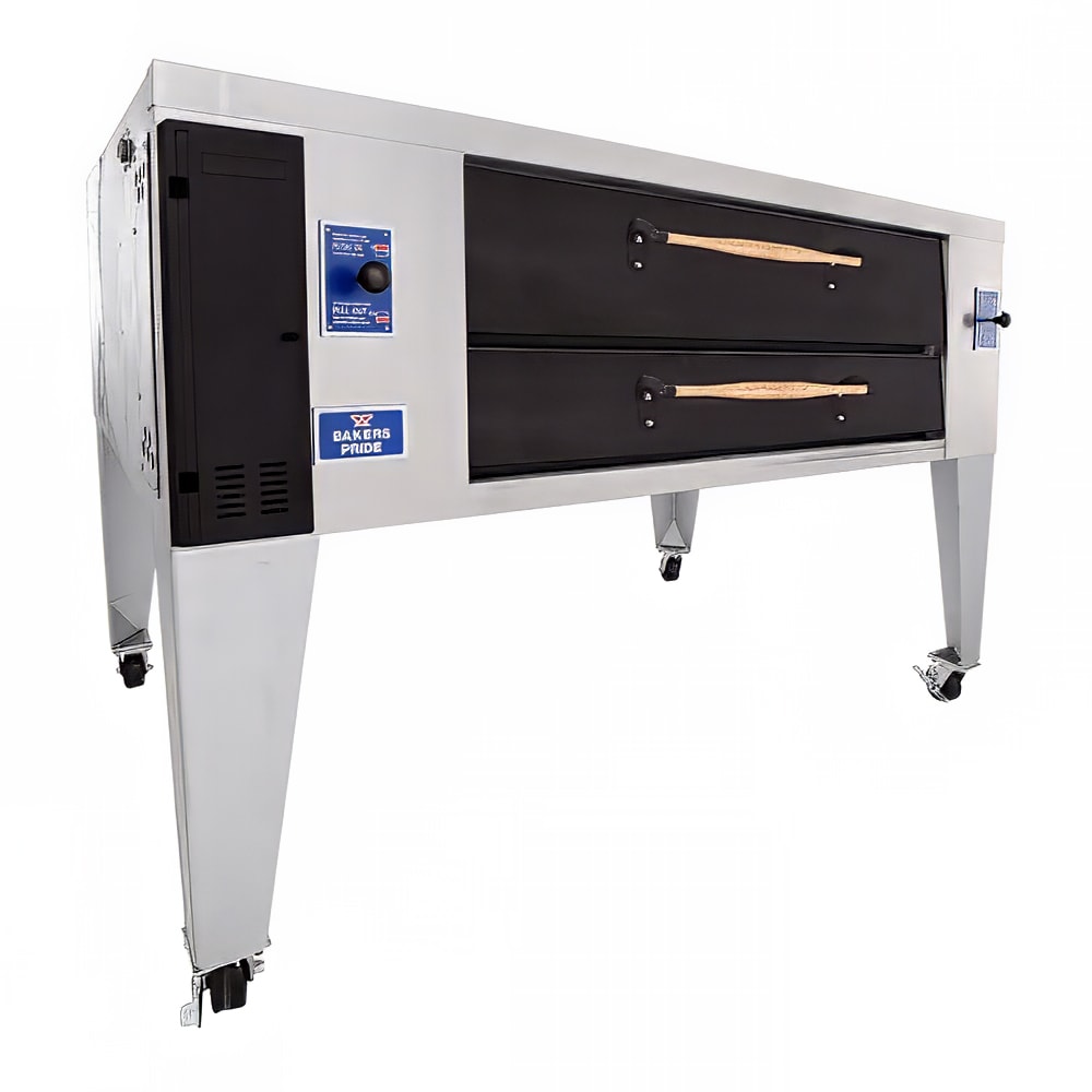 455-Y800LP Super Deck Floor Model Single Pizza Deck Oven - Liquid Propane