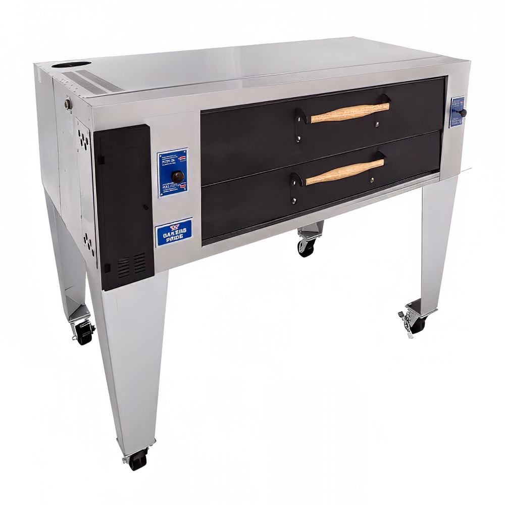 455-Y800NG Super Deck Floor Model Single Pizza Deck Oven - Natural Gas