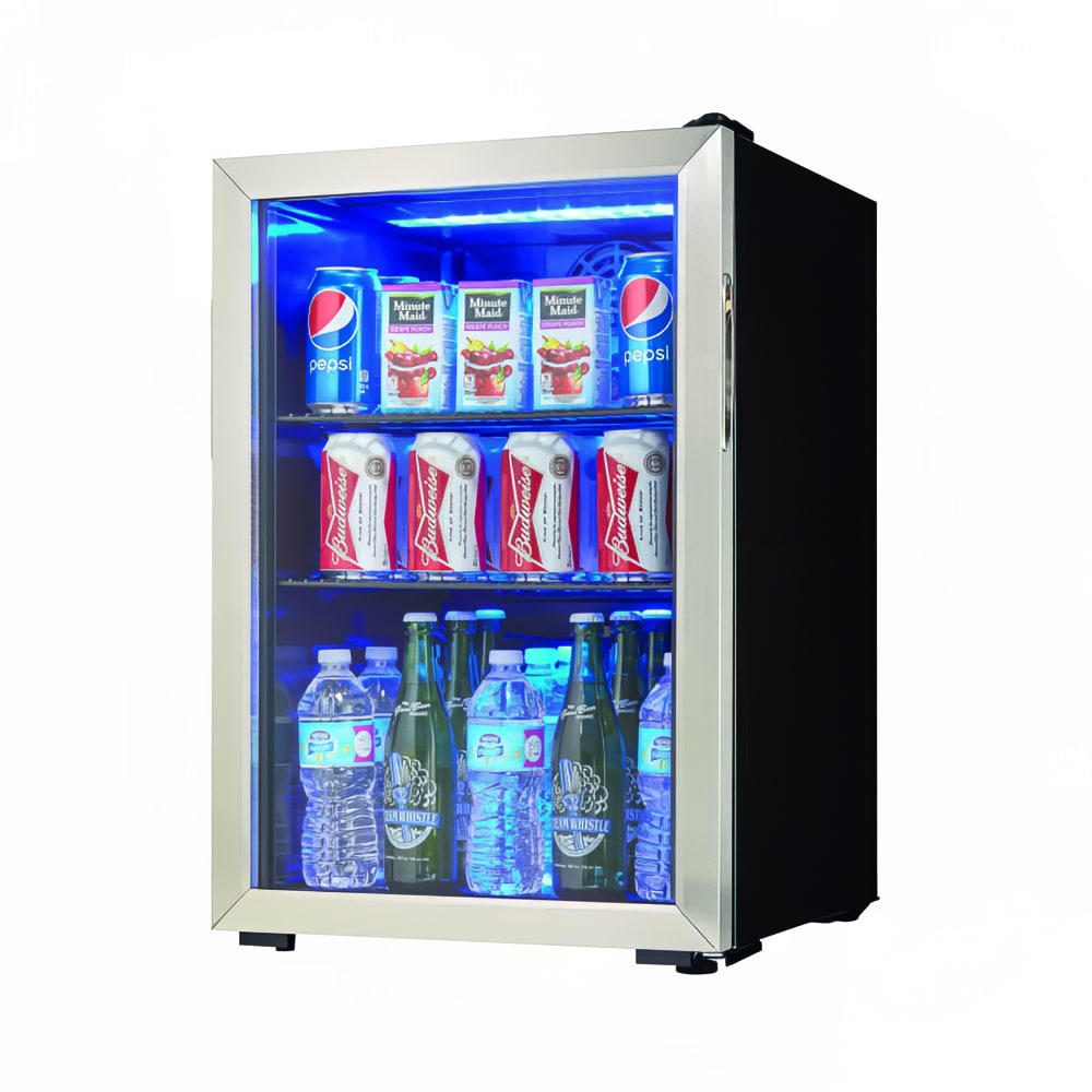Danby DBC026A1BSSDB 2.6 cu ft Undercounter Refrigerator w/ Glass Door