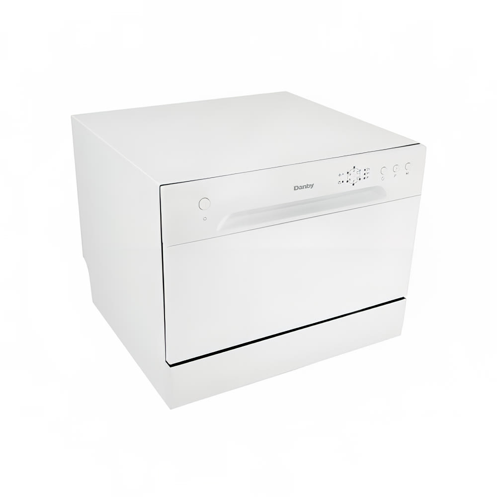 Danby DDW621WDB Countertop Dishwasher w/ (6) Wash Cycles White, 120v