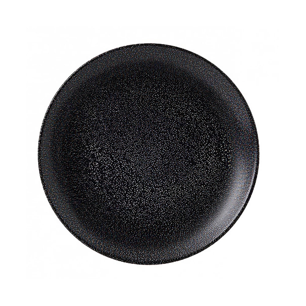 245-EB217 9" Round Evo Origins Plate - Ceramic, Black