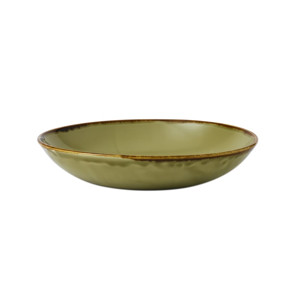 245-HG182 15 oz Round Harvest Bowl - Ceramic, Green