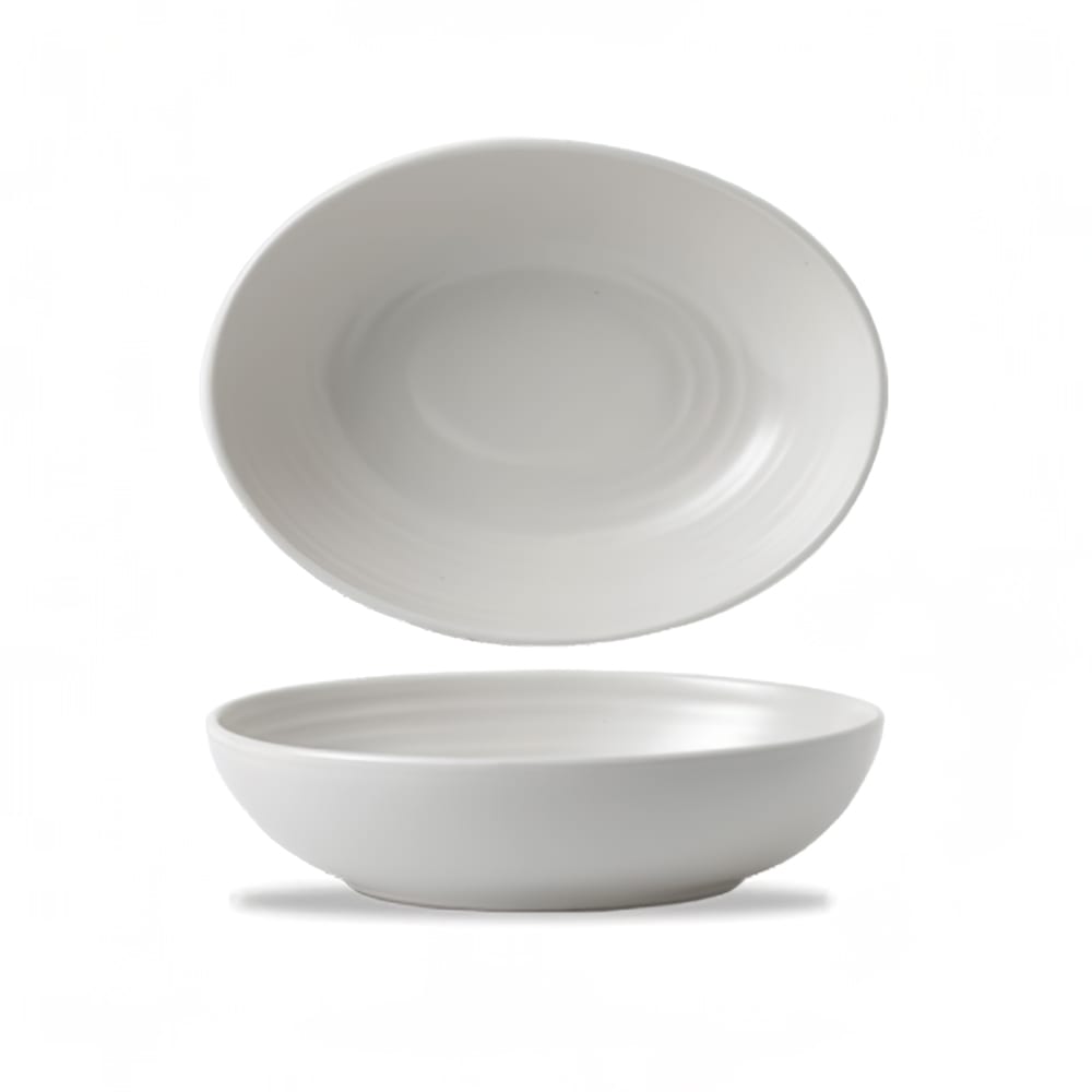 450-FM915 16 oz Oval Evo Bowl - Ceramic, Pearl
