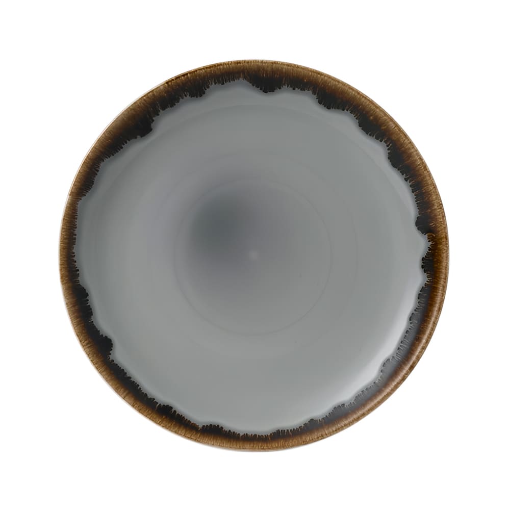 450-HG867 8 2/3" Round Harvest Plate - Ceramic, Gray