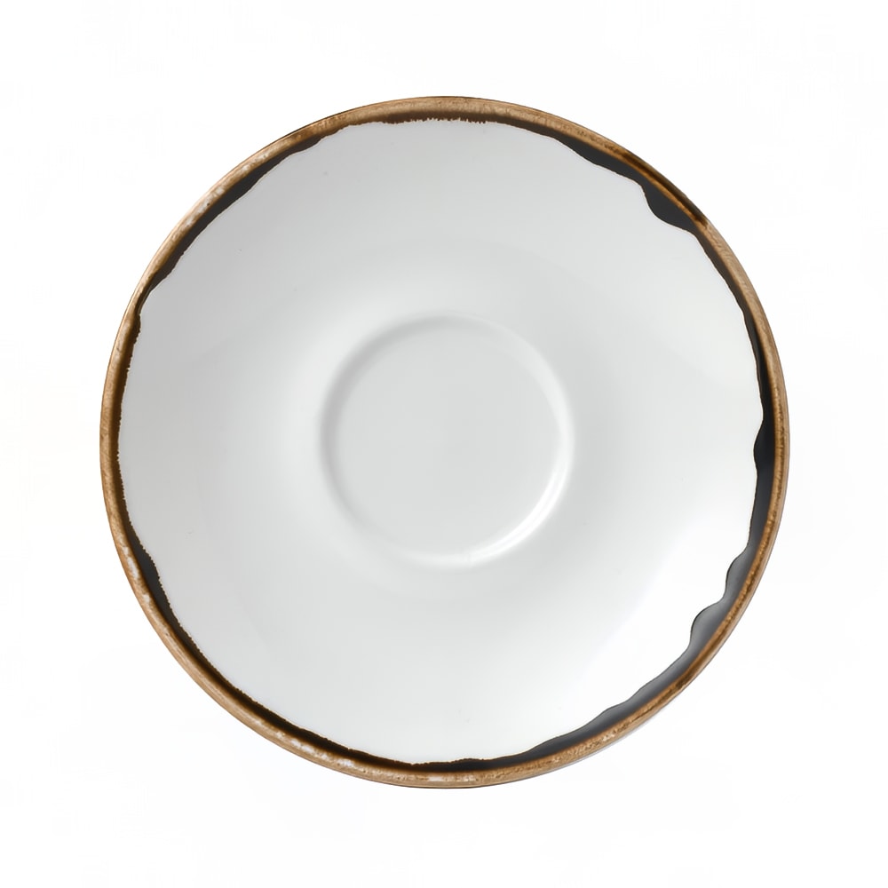 450-FM736 6 1/4" Round Harvest Saucer - Ceramic, Natural