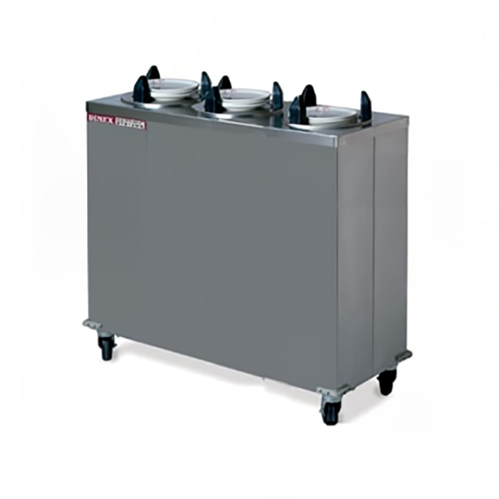 171-DXIDP3E0912 45 1/8" Mobile Dish Dispenser w/ (3) Columns, Stainless