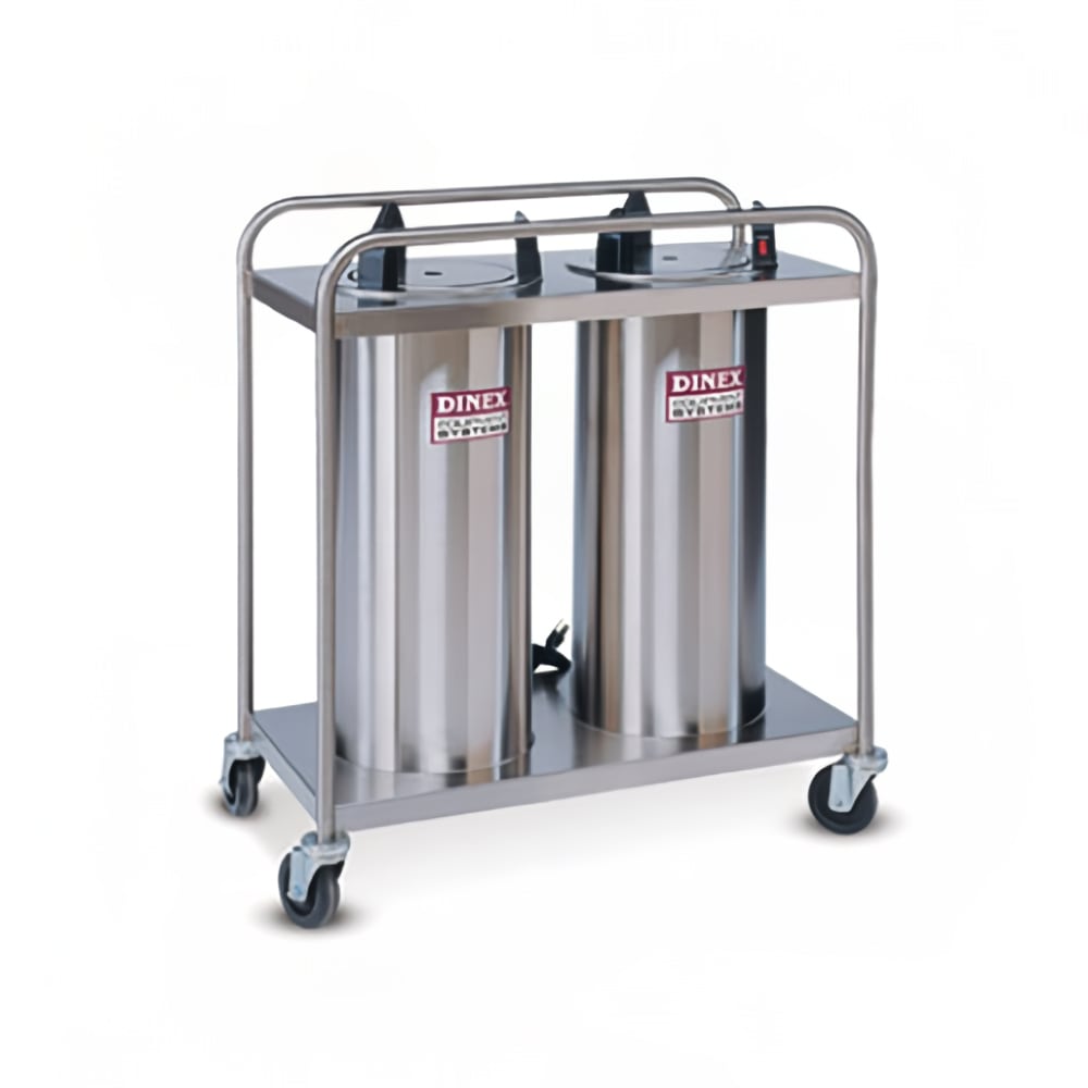 171-DXIDP2O1012 33" Mobile Dish Dispenser w/ 2 Columns, Stainless
