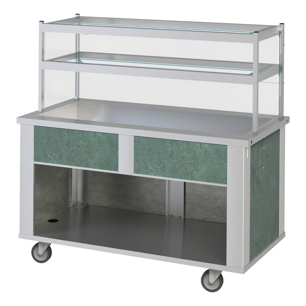 171-DXP4CI 54 1/4" DineXpress™ Cold Food Bar - (4) Pan Capacity, Floor Model, Stainless Stee...
