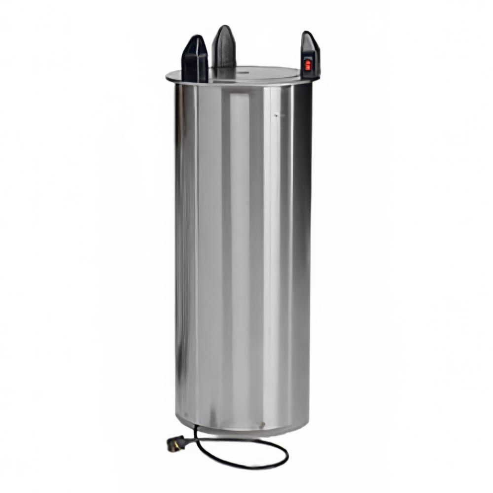 171-DXIDPHD1200 15 3/8" Heated Drop In Dish Dispenser - Stainless, 120v