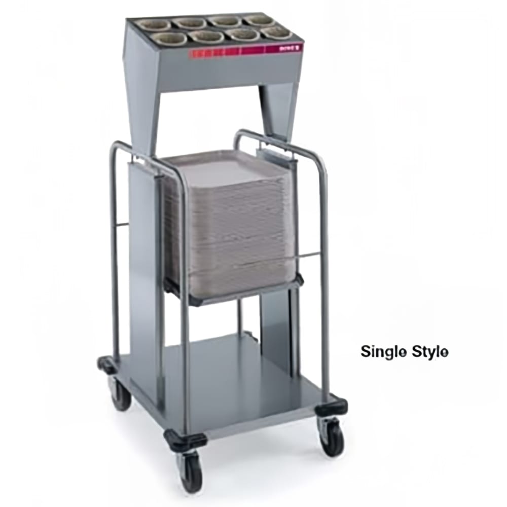 171-DXIDTS1S1520 Open Single Tray Silverware Dispenser w/ 8 Cylinder, 15" x 20"