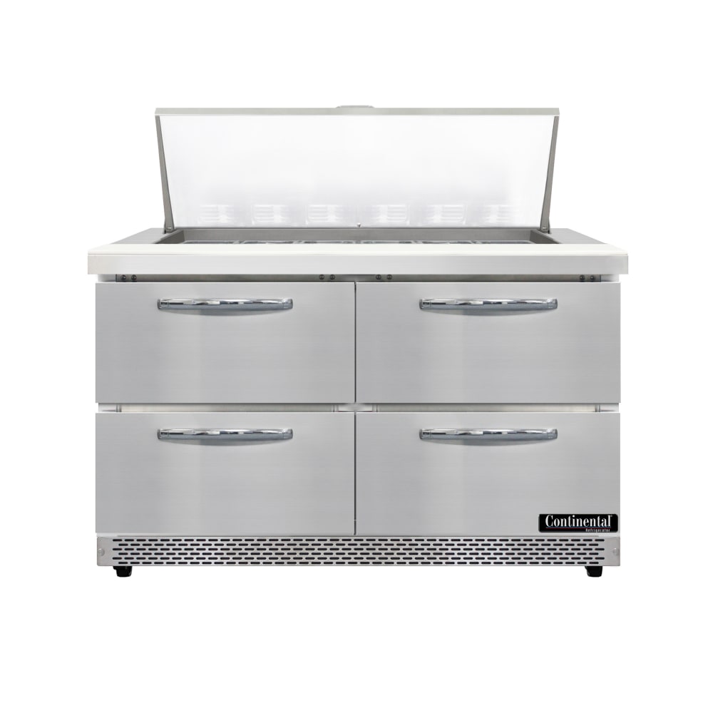 160-D48N18MFBD 48" Designer Line Sandwich/Salad Prep Table w/ Refrigerated Base, 115v
