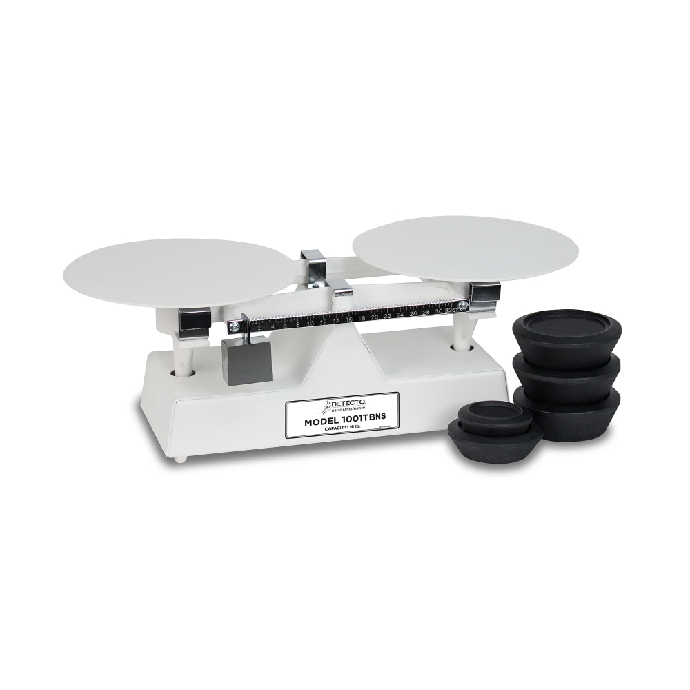 031-1001TBNS 16 lb Capacity Bakers Dough Scale w/ 9" Plate, 16 x 1/4 oz