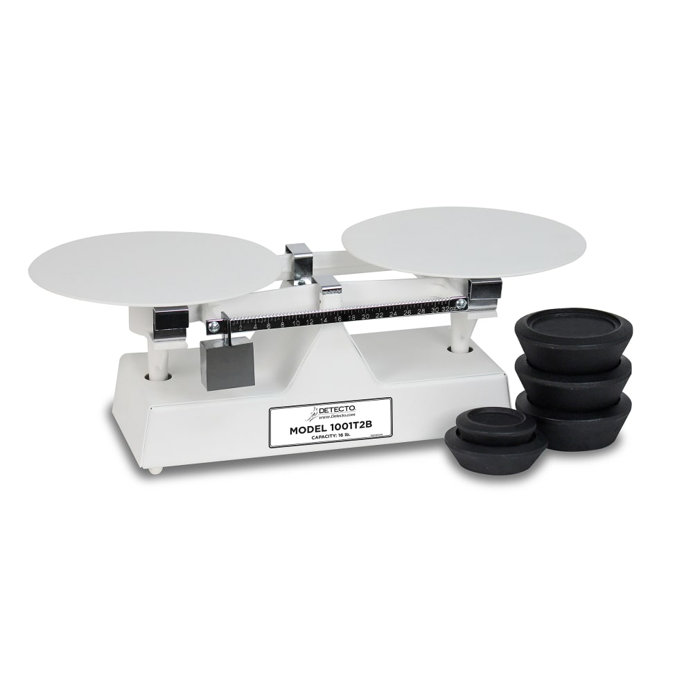 031-1001TBKG 8 kg Capacity Bakers Dough Scale, w/ 9" Plate, 500 x 5 g, Scoop