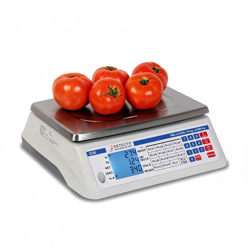031-D15 15 lb Price Computing Scale - Front & Back Display, 110/120v