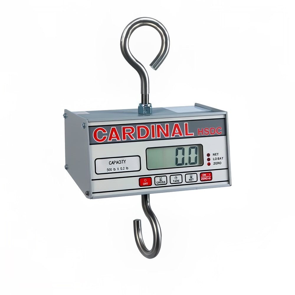031-HSDC100 Hanging Scale w/ 1" Digital Readout, 99 9/105 x 1/20 lb, Battery powered