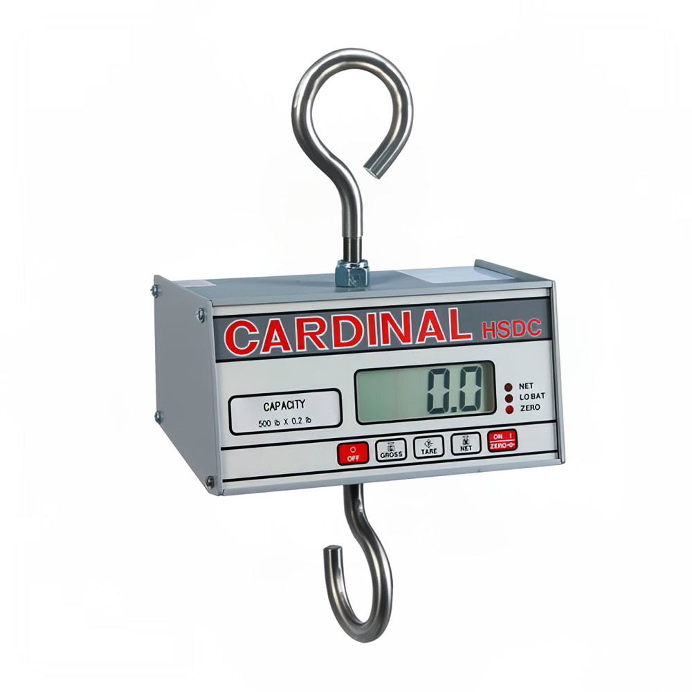 031-HSDC20KG Hanging Scale w/ 1" Digital Readout, Battery Powered, 20 x 1/100 kg Capacity