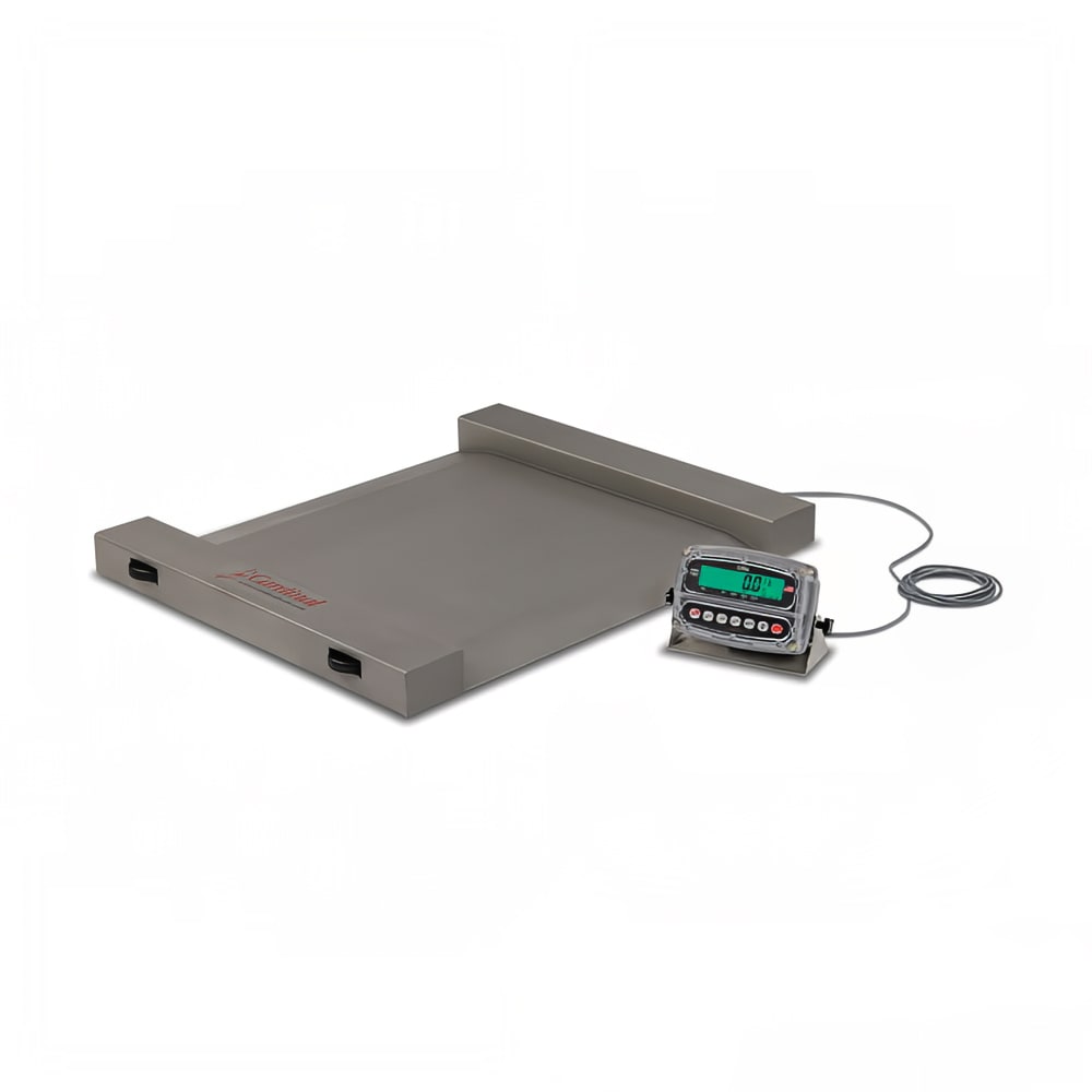 031-RW500 Portable Digital RunAWeigh Floor Scale w/ 500 x 1/5 lb Capacity