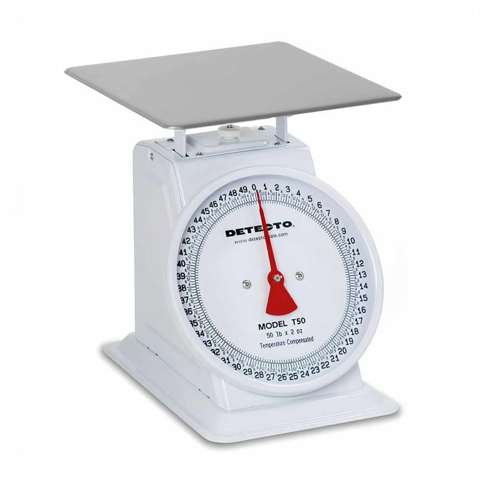 031-T100 Top Loading Dial Receiving Scale w/ Enamel Housing, 100 lb x 4 oz