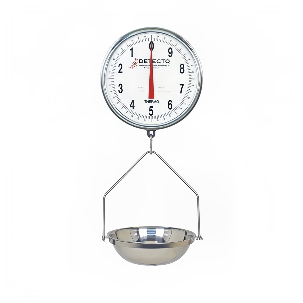 031-T3530KG Hanging Fish Scale w/ 15 kg Capacity, Glass Dial Cover