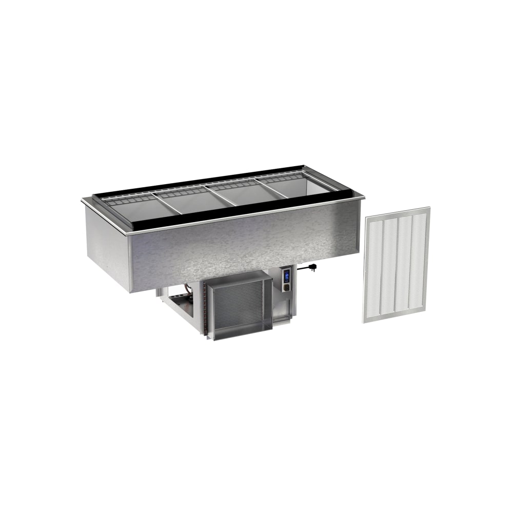 032-N8157FAP 57" Drop-In Refrigerator w/ (4) Pan Capacity, 115v
