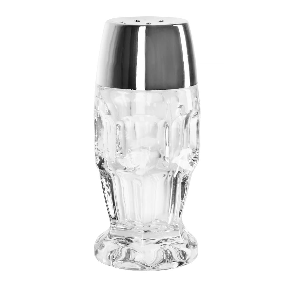 634-5221 1 1/4 oz Salt/Pepper Shaker - Glass, 3 7/8"H