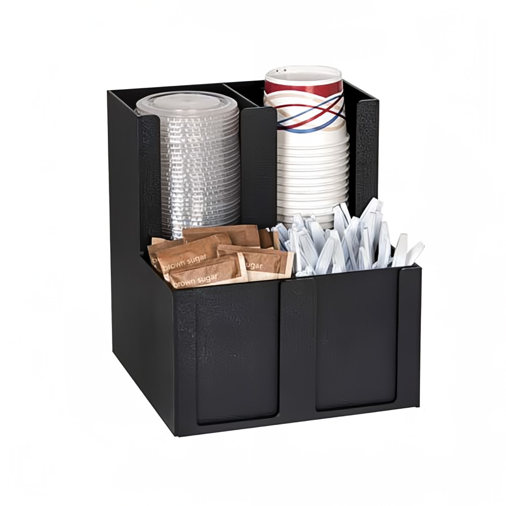 Dispense-Rite MCD-4BT Cup & Lid Organizer, (4) Compartment, All Cup Types